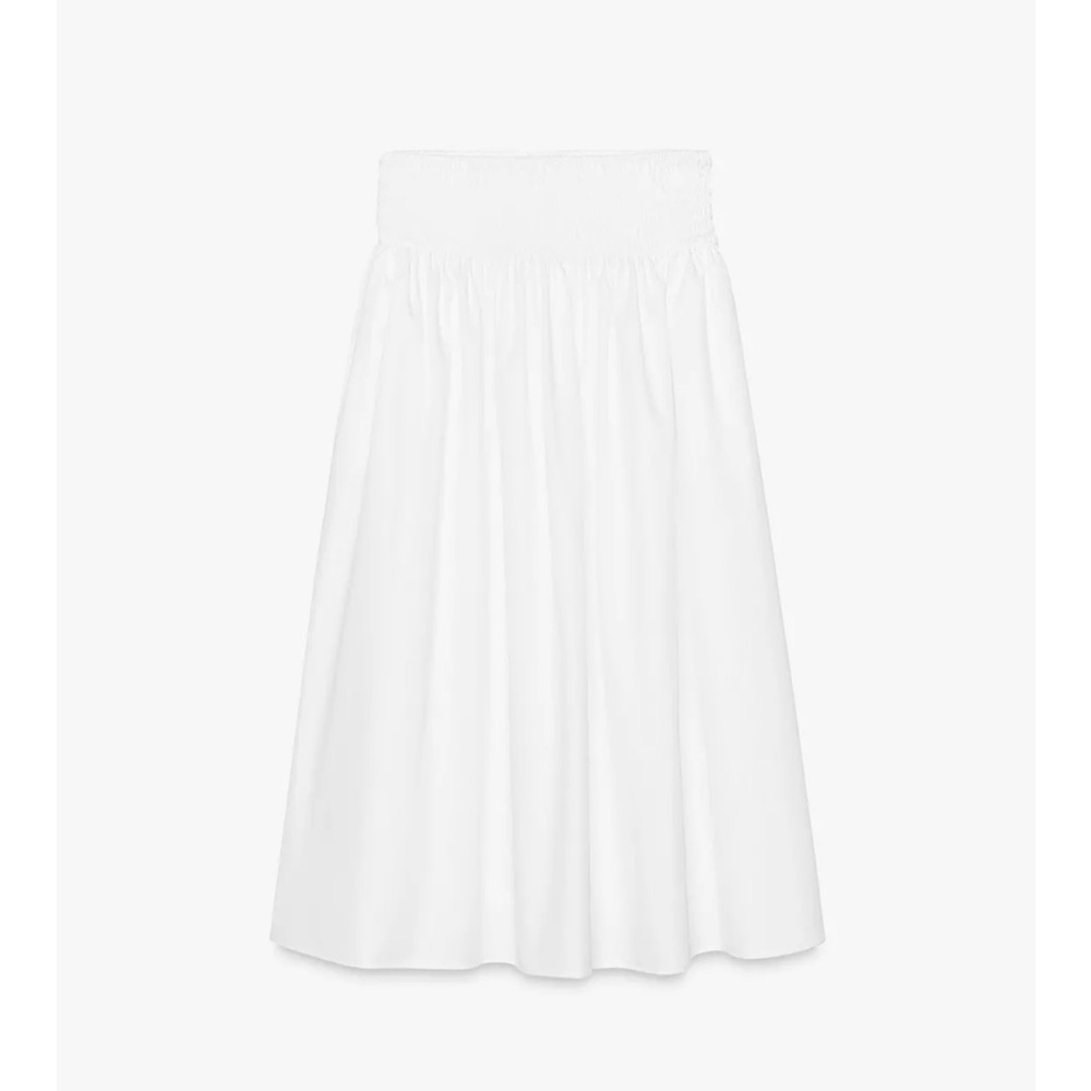 ZARA White Maxi Skirt